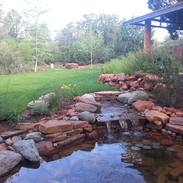 Natural Boulder Waterfeature