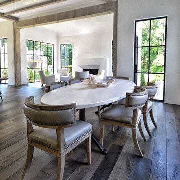 Garmon Rd Venetian Plaster and Lime Washed Beams