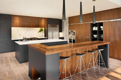 Kitchen - modern kitchen idea in Denver