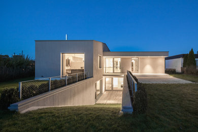 Design ideas for a contemporary exterior in Stuttgart.