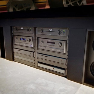 Inspiration for a home theater remodel in Copenhagen