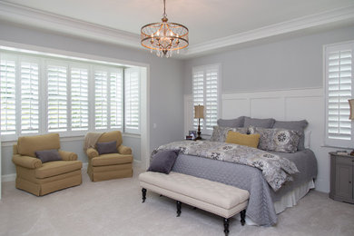 Inspiration for a timeless bedroom remodel in Cleveland