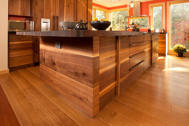 Inspiration for a modern kitchen remodel in Boston