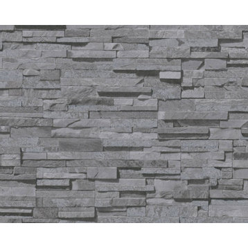 Textured Wallpaper Deco/Motive, Stone, 388163