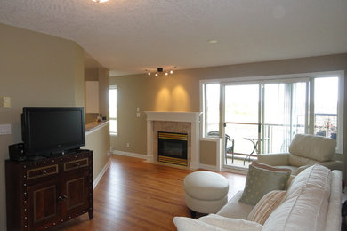 Inspiration for a timeless living room remodel in Vancouver
