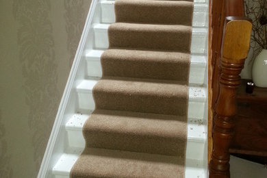 This is an example of a traditional staircase in Glasgow.