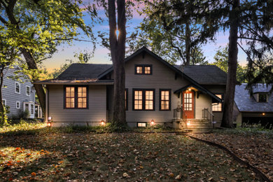 Inspiration for a timeless exterior home remodel in Indianapolis