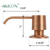 Built, Copper Soap Dispenser Refill from Top With 17oz Bottle, Copper