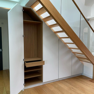 Under-Stair Storage Interior