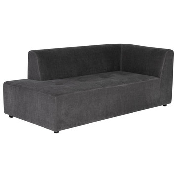 Parla Modular Sofa, Cement, Left Chaise