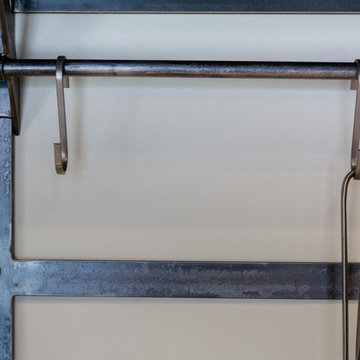 Bold Steel Kitchen