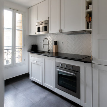 Rénovation complète d'un appartement de 3 pièces dans le 14ème