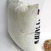 Simple Life Linen Stylish Patch Work Pillow Floor Cushion 19.7 by 19.7 inches