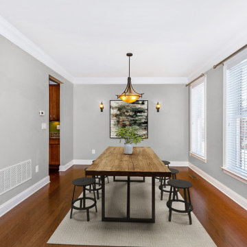 Same Dining Room Staged Multiple Ways