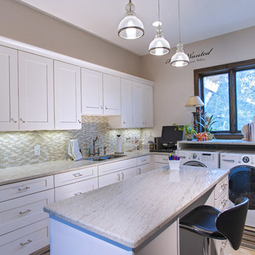 Transitional Multi-Purpose Laundry Room