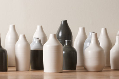 Handmade porcelain bottles