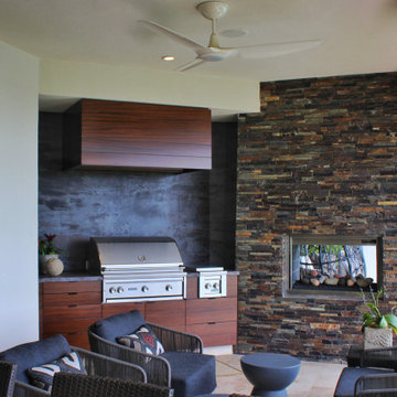 Beach Town Barbeque with Indoor/Outdoor Window Passthrough