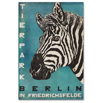 Vintage Apple Collection 'Berlin Zebra' Canvas Art, 22" x 32"
