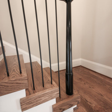 Project #89 | Contemporary Staircase with Rotunda Balcony