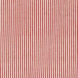 ROTH & TOMPKINS TEXTILES - Essex Fabric, Berry and White, 54''x36'' - Upholstery Fabric