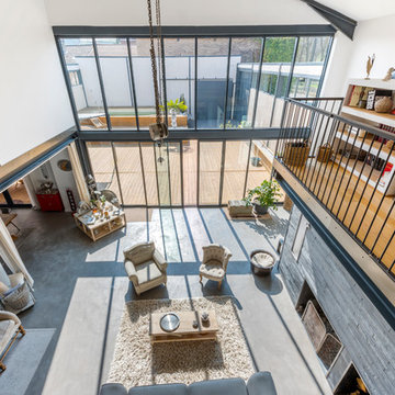 Maison loft dans une ancienne chaudronnerie