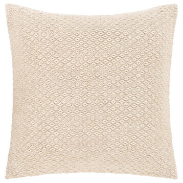 Leif Pillow, Ivory, 20"x20", Cover Only