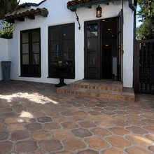 French doors & patio