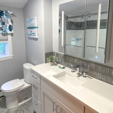 Bathroom Remodel with Custom Shower in Woburn, MA