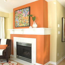 orange wall