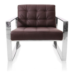 Savina Lounge Chair Brown - Armchairs And Accent Chairs