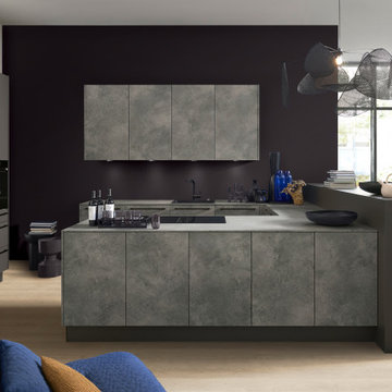 Echtsteinfront CANTERA Sandstein Lavagrau