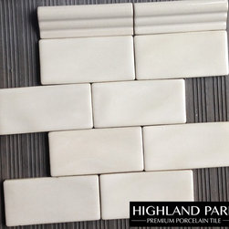 Highland Park Handcrafted 3x6" Porcelain Tile - Wall And Floor Tile