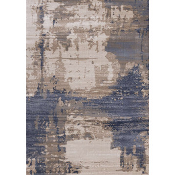 Chase Collection Beige Gray Desert Area Rug, 5'3"x7'7"
