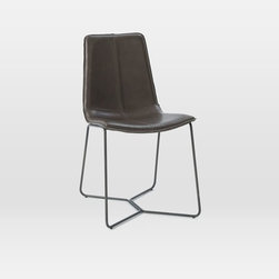 Leather Slope Dining Chair - Products