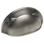 Cosmas - Cosmas 9461AS Antique Silver Cabinet Cup Pull - Manufacturer: Cosmas