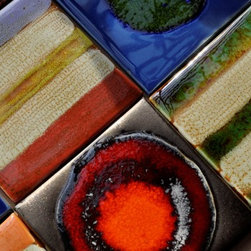 Royce Wood Studio. Circles and Stripes - Mosaic Tiles