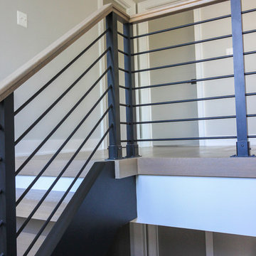 Project #52 | Minimalist Open Riser Stairway