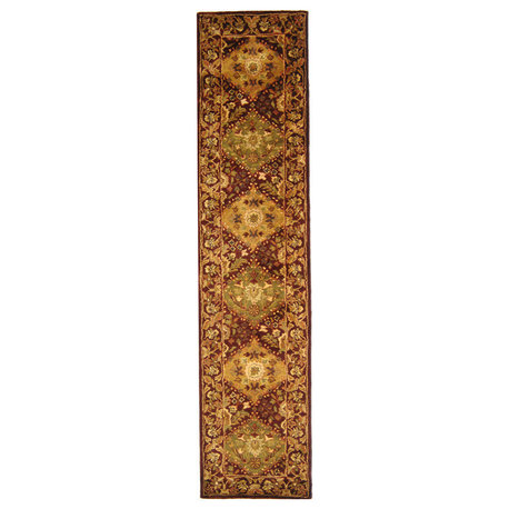 Safavieh Antiquities at57b Rug, Wine, 2'3"x12'0" Runner