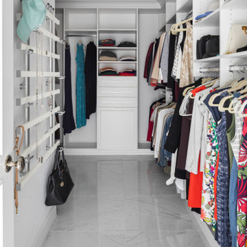 Massive walk-in closet
