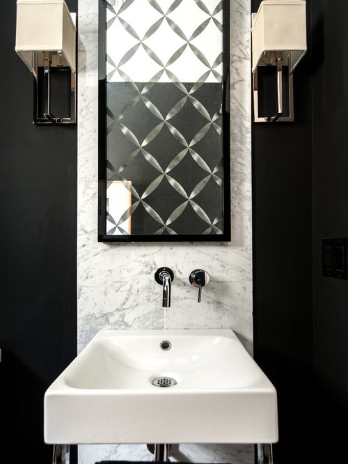Contemporary Powder Room Vanities Houzz