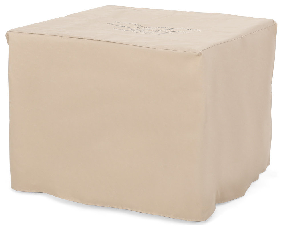 Gwen Outdoor Modern 30-Inch Square Fire Pit