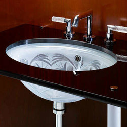 Vitraform 150-F Standard Basin Oval Undermount Sink - Frosted - Products