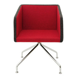 Box Swivel Armchair by B&T - Dining Chairs
