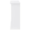 Torron Color Changing Marble Tiled Fireplace, White