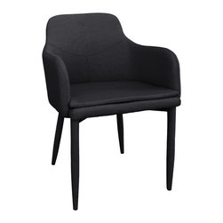 Nova Armchair in black - Dining Chairs