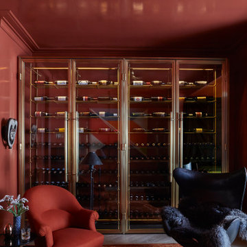 The Brass Wine Room at House of Elle Decor