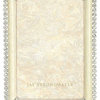 Jay Strongwater Lorraine Stone Edge Frame Crystal Pearl Finish