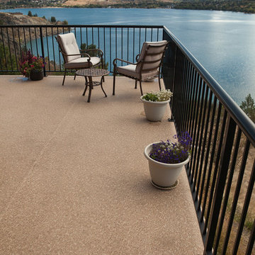 Tufdek Vinyl Decking | Supreme Walnut Installation