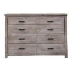 Denver 8-Drawer Gray Farmhouse Dresser
