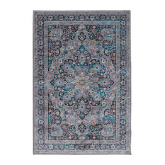 Linon Traditional Emerald 2'2" x 3'2" Rectangle Area Rugs With Grey RUGEM1523